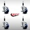 Service Caster 3'' SS Solid Poly Swivel 7/8'' Expanding Stem Caster Set with Brake, 4PK SCC-SSEX20S314-SPUS-TLB-78-4 - alternate 4